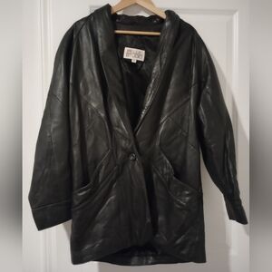 Pelle Studio Black Leather Jacket Size M